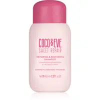 Coco & Eve Sweet Repair Repairing & Restoring Shampoo intenzívne regeneračný šampón pre poškodené a farbené vlasy 70 ml