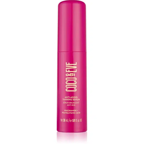 Coco & Eve Sunny Honey Anti-Aging Tanning Serum samoopaľovacie sérum na tvár 30 ml
