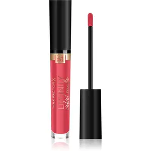 Max Factor Lipfinity Velvet Matte matný tekutý rúž odtieň 025 Red Luxury 3,5 ml