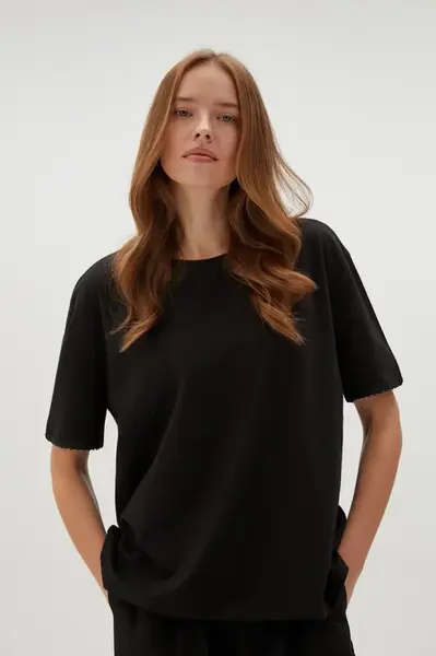 Marisse Women's Blouse Z-Ts-4536 Black