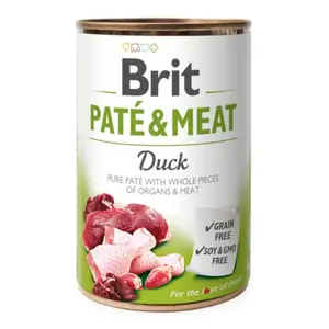 Brit konzerva Paté & Meat Duck 400 g | Konzerva pre psov