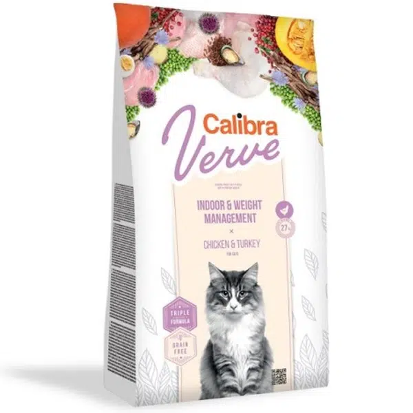 Calibra Cat Verve GF Indoor & Weight Chicken 3,5 kg | Granule pre mačky