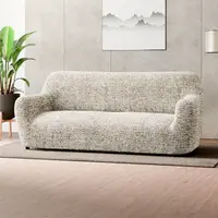 Bielastické poťahy GLORIA béžová trojkreslo (š. 170 - 220 cm)