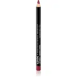 NYX Professional Makeup Slim Lip Pencil precízna ceruzka na pery odtieň Plush Red 1 g
