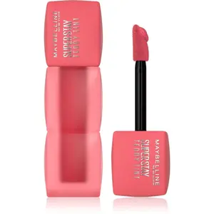 MAYBELLINE NEW YORK SuperStay Teddy Tint dlhotrvajúci rúž s matným efektom odtieň 40 Petalcore 5 ml