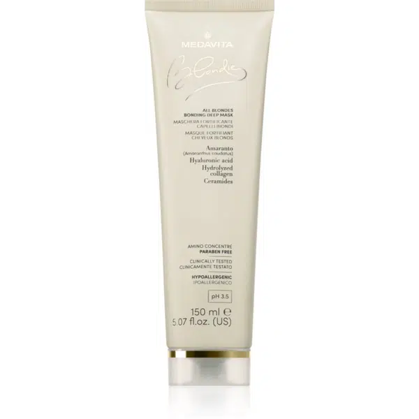 Medavita Blondie All Blondes posilujúca maska pre farbené vlasy 150 ml