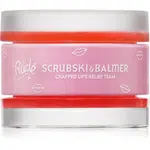Rude Cosmetics Scrubski & Balmer balzam a peeling na pery odtieň Juicy Peach 7.5 g