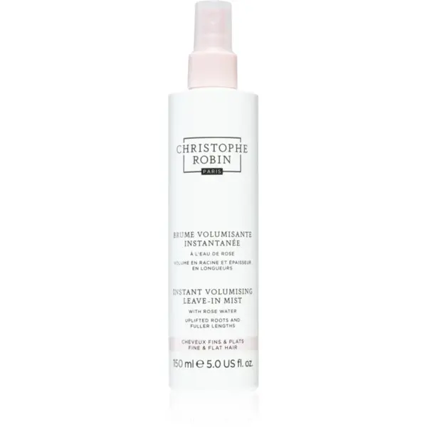 Christophe Robin Instant Volumizing Leave-In Mist with Rose Water sprej pre objem jemných vlasov 150 ml