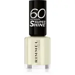 Rimmel 60 Seconds Super Shine lak na nechty odtieň 730 Silver Bullet 8 ml