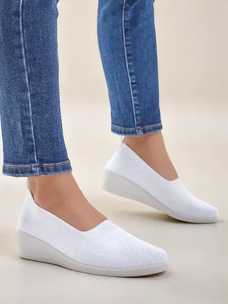 Resti Women's moccasins on a low wedge Epoles