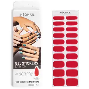 NEONAIL Easy On Gel Stickers nálepky na nechty s použitím UV/LED lampy odtieň M06 20 ks