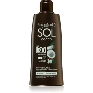 Bottega Verde Sol Cocco vodeodolné mlieko na opaľovanie SPF 30 200 ml