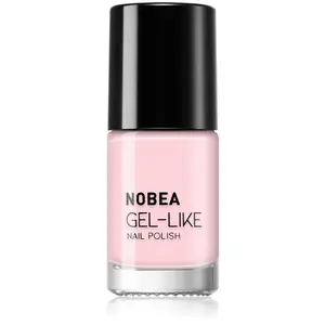 NOBEA Day-to-Day Gel-like Nail Polish lak na nechty s gélovým efektom odtieň Misty rose #N59 6 ml