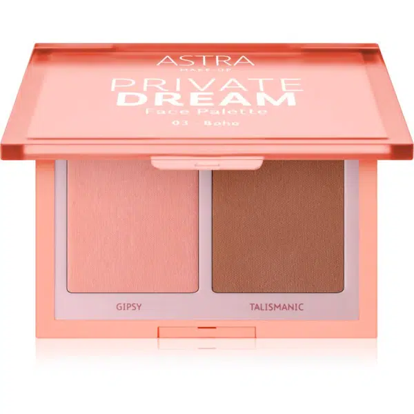 Astra Make-up Private Dream Palette Blush and Bronzer bronzer a lícenka odtieň 03 boho 7 g
