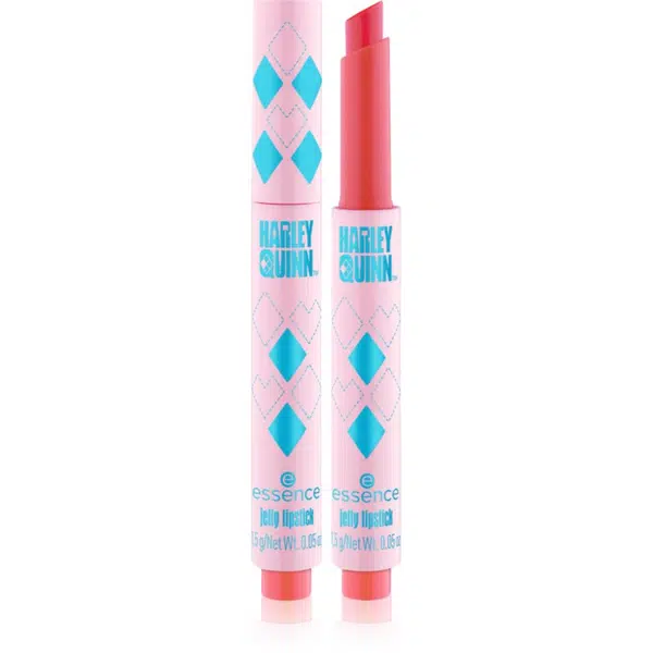essence Harley Quinn gélový rúž odtieň 02 Gotham Glam 1,5 g