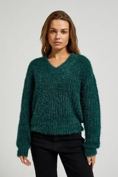 Marisse Women's Sweater Z-Sw-4541 D.Green