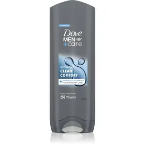 Dove Men+Care Clean Comfort sprchový gél na tvár, telo a vlasy 250 ml