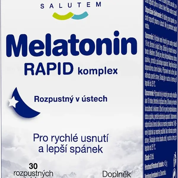 SALUTEM PHARMA Melatonin Rapid komplex ODT pod jazyk 30 tabliet