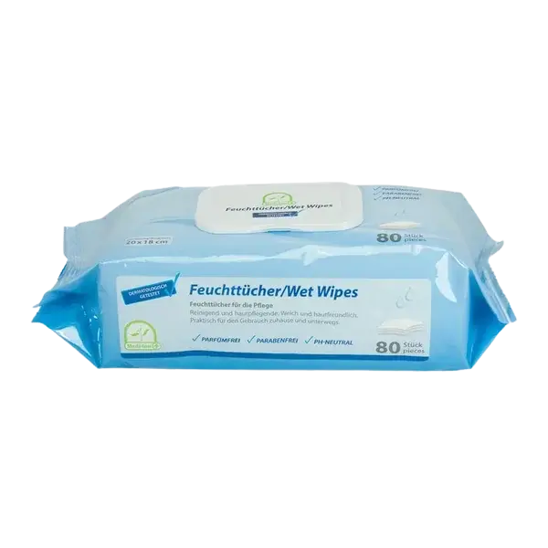MEDI-INN Vlhčené obrúsky malé 20 x 18cm, 80 ks