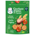 GERBER Organic Junior Veggie krekry s paradajkami 100 g