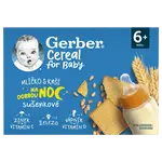 GERBER Cereal mliečko s kašou sušienkové 2 x 200 ml