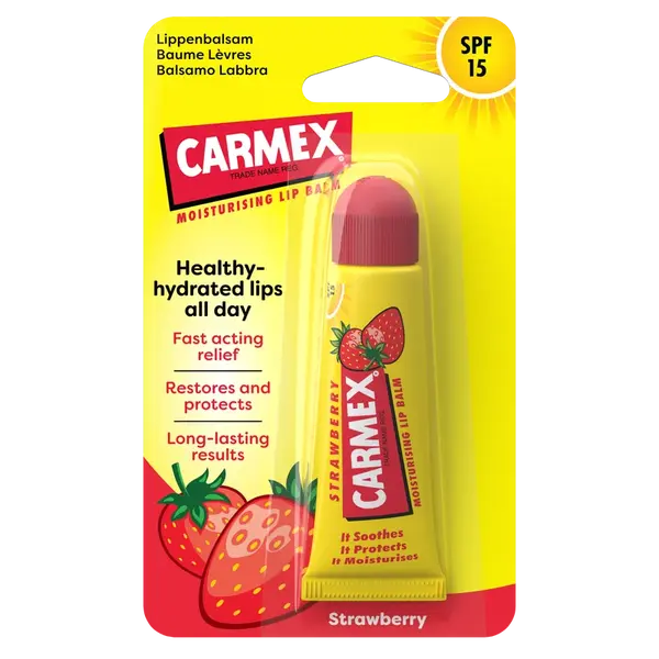 CARMEX hydratačný balzam na pery jahoda 10 g