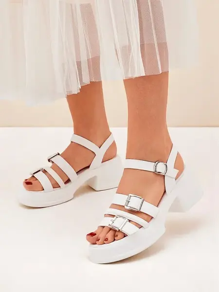 Resti Royal Fashion Women's Low Block Heel Sandals Otteze