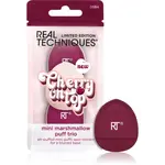 Real Techniques Cherry On Top Mini Marshmallow Puff Trio hubka na make-up