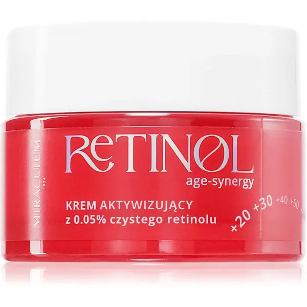 Miraculum AGE-SYNERGY RETINOL 0.05% aktívny nočný krém k redukcii pigmentových škvŕn s retinolom 50 ml
