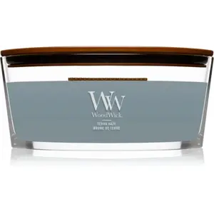 Woodwick Terra Haze vonná sviečka s dreveným knotom (hearthwick) 453 g