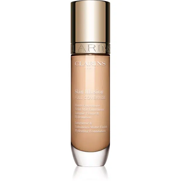 Clarins Skin Illusion Hydrating Foundation vysoko krycí make-up odtieň 103N 30 ml