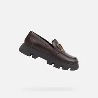 Brown Women's Loafers Geox Vilde - Women's