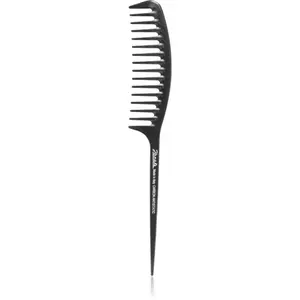 Janeke Carbon Fibre Fashion Comb with a long tail and wavy frame hrebeň na vlasy 21,5 x 3 cm 1 ks