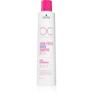 Schwarzkopf Professional BC Bonacure Color Freeze Silver strieborný šampón pre blond a melírované vlasy 250 ml