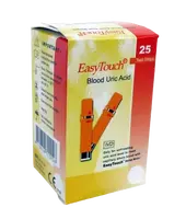 EASYTOUCH Prúžky-kyselina močová 25 ks
