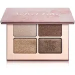 ZOEVA Velvet Love Eyeshadow Quad paletka očných tieňov odtieň Bronze Espresso Eyes 4x1,5 g