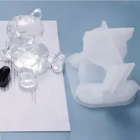 3D Bear Cell Phone Bracket Silicone Molds