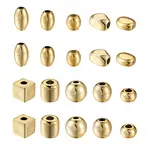 100Pcs 10 Style UV Plating Acrylic European Beads