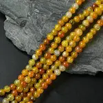 Dyed Natural Dragon Veins Agate Beads Strands