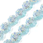 Electroplate Glass Bead Strands