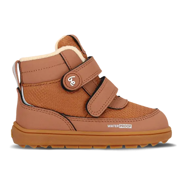 Dětské zimní barefoot boty Be Lenka Zippu Preschool - All Brown