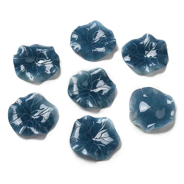 Leaf Opaque Acrylic Beads