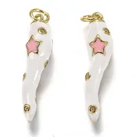 Brass Enamel Pendants