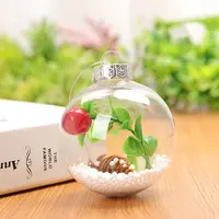 Transparent Plastic Fillable Ball Pendants Decorations