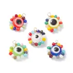 Wire Wrapped Glass & Resin Pendants