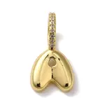 Brass Micro Pave Cubic Zirconia Pendants