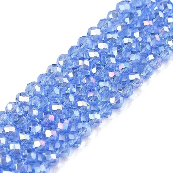 Electroplate Glass Beads Strands