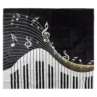 Piano Pattern Linen Tablecloth