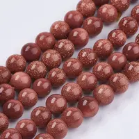 Synthetic Goldstone Bead Strands