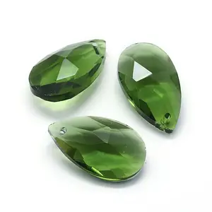 Faceted Glass Pendants